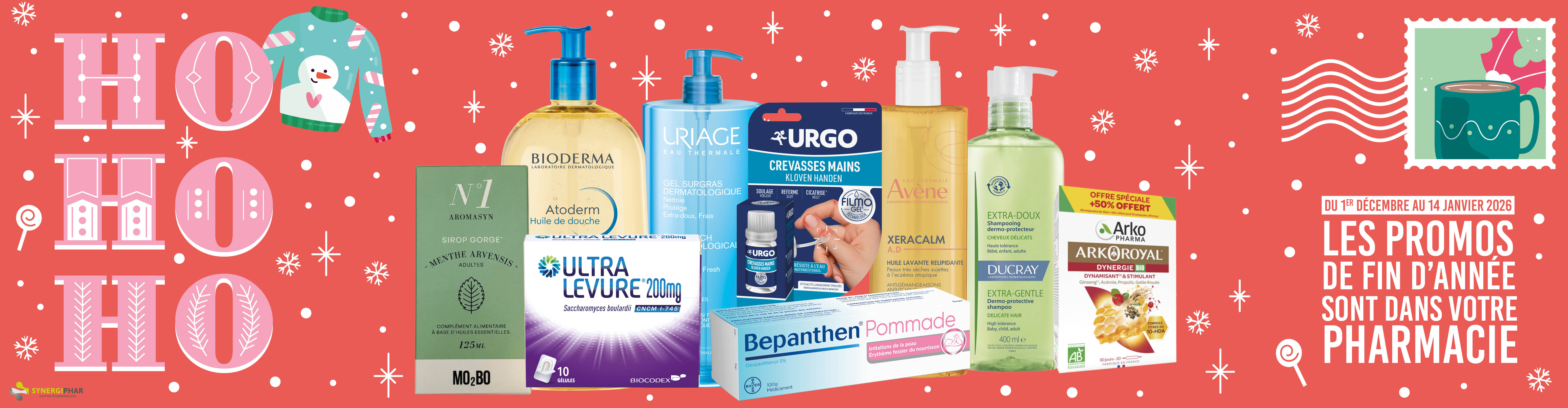 Promotions produits en pharmacie 1er décembre - 14 janvier 2026